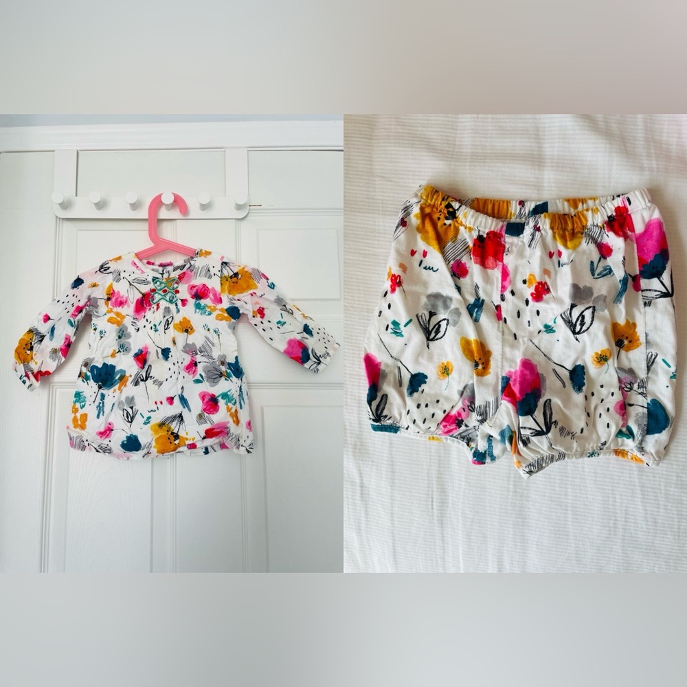 M&S Marks and Spencer two piece set size 9-12m - Picture 1 of 5